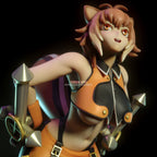 Makoto | Pin-Up Statue Fan Art Miniature Unpainted | Torrida Minis