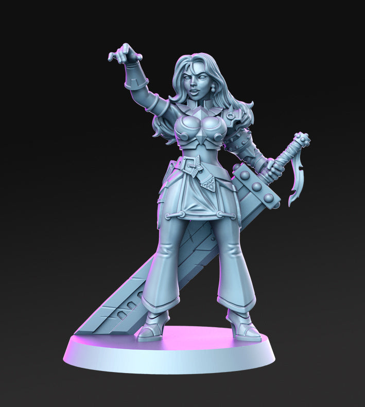 Fighter Margie | Royal Guard Vol 2 | Fantasy Miniature | RN Estudio