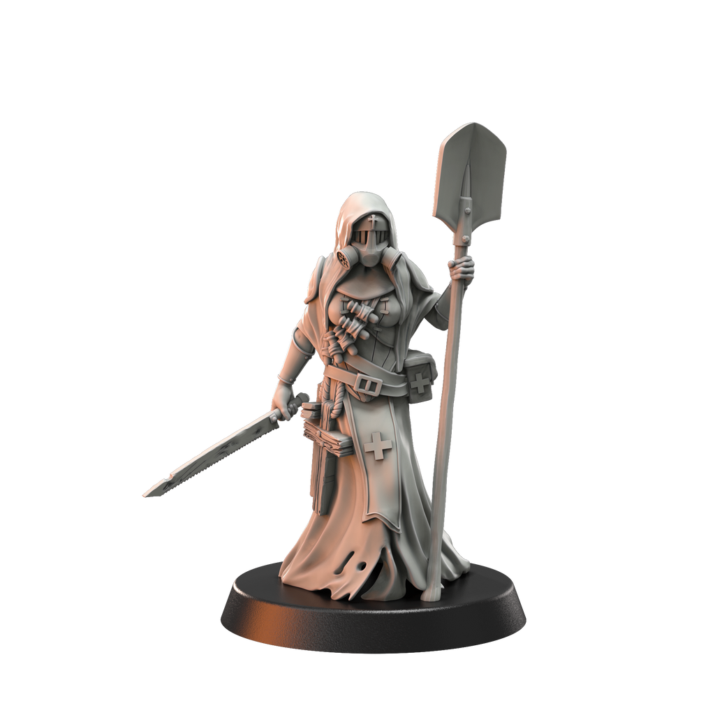 Wraith Pilgrims | Doomed Battalions | Trench Grimdark | Crab Miniatures