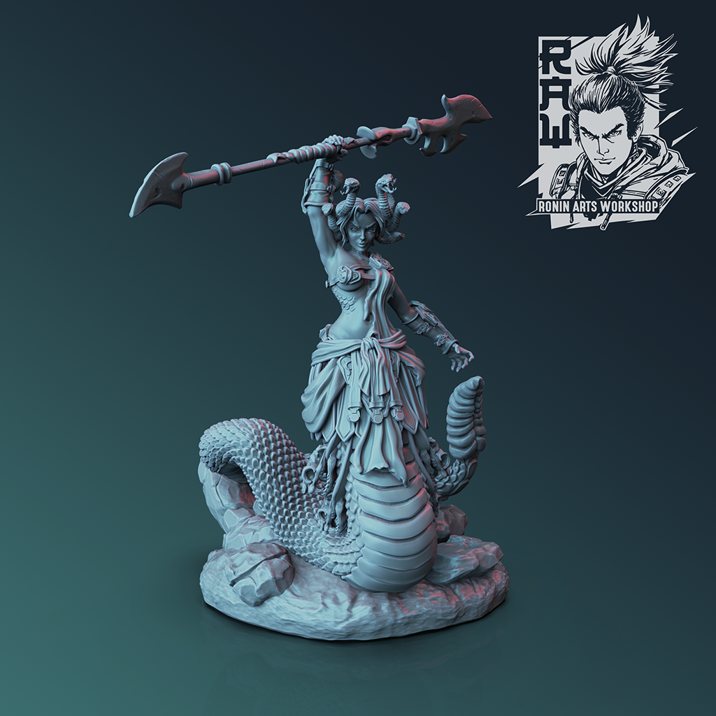 Medusa Sisters | RAW May 22 | Fantasy Miniature | Ronin Arts Workshop