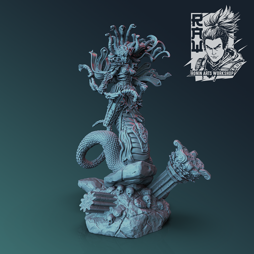Medusa Sisters | RAW May 22 | Fantasy Miniature | Ronin Arts Workshop