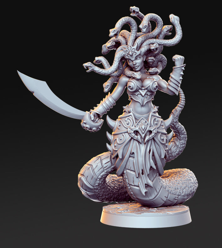 Medusa | The Sands of Time | Fantasy Miniature | RN Estudio