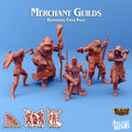 Merchant Guild Crew (Expansion) | Skies of Sordane | Fantasy Miniature | Arcane Minis