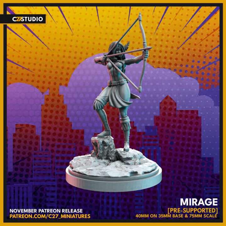 Mirage | Heroes | Sci-Fi Miniature | C27 Studio