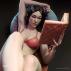 Moon | Pin-Up Statue Fan Art Miniature Unpainted | Torrida Minis