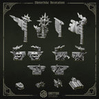 Bike Pack | Eternal Pilgrims | Conversion Bits For 28mm 32mm Sci-fi Marines
