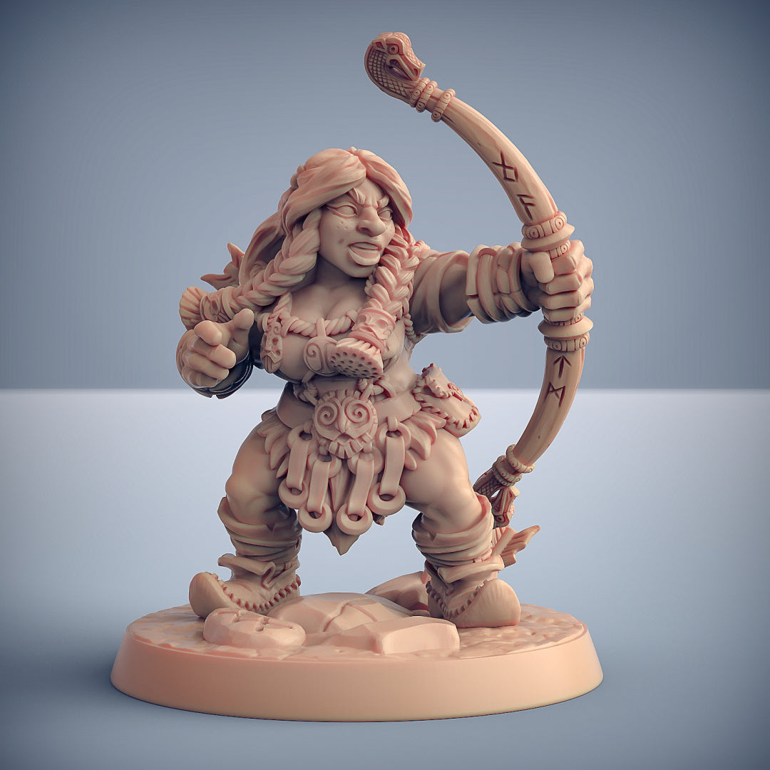 Mountaineer Miniatures | Dwarven Mountaineers of Skutagaard | Fantasy D&D Miniature | Artisan Guild