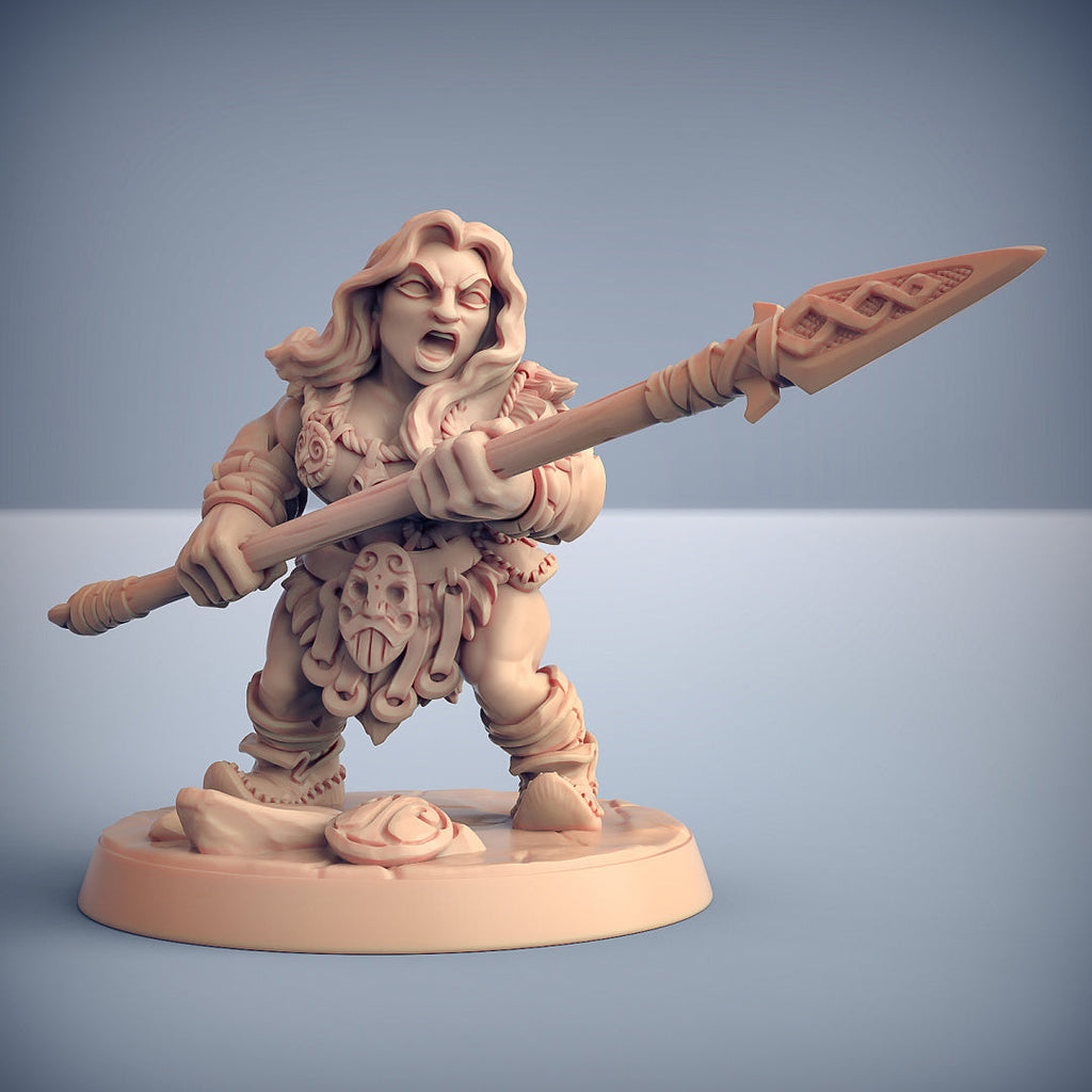 Mountaineer Miniatures | Dwarven Mountaineers of Skutagaard | Fantasy D&D Miniature | Artisan Guild