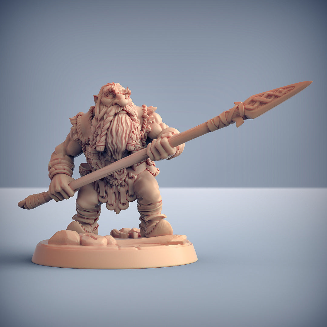 Mountaineer Miniatures | Dwarven Mountaineers of Skutagaard | Fantasy D&D Miniature | Artisan Guild