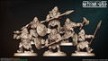 Mountaineer w/ Mask Miniatures | Dwarven Mountaineers of Skutagaard | Fantasy D&D Miniature | Artisan Guild
