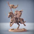 Mounted Fighter A | Human Fighters Guild | Fantasy D&D Miniature | Artisan Guild
