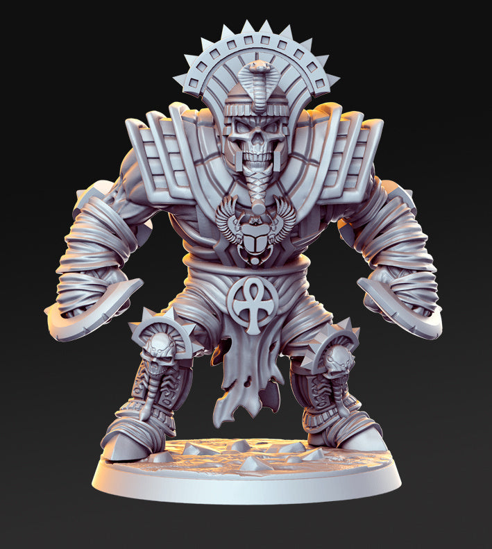Mummy Pharao w/ Knuckle Blades | The Sands of Time | Fantasy Miniature | RN Estudio