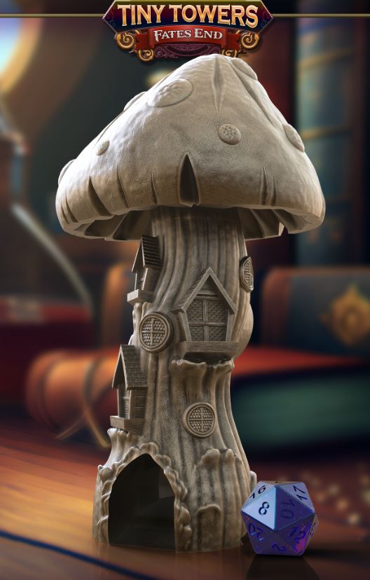 Mushroom Manor Dice Tower