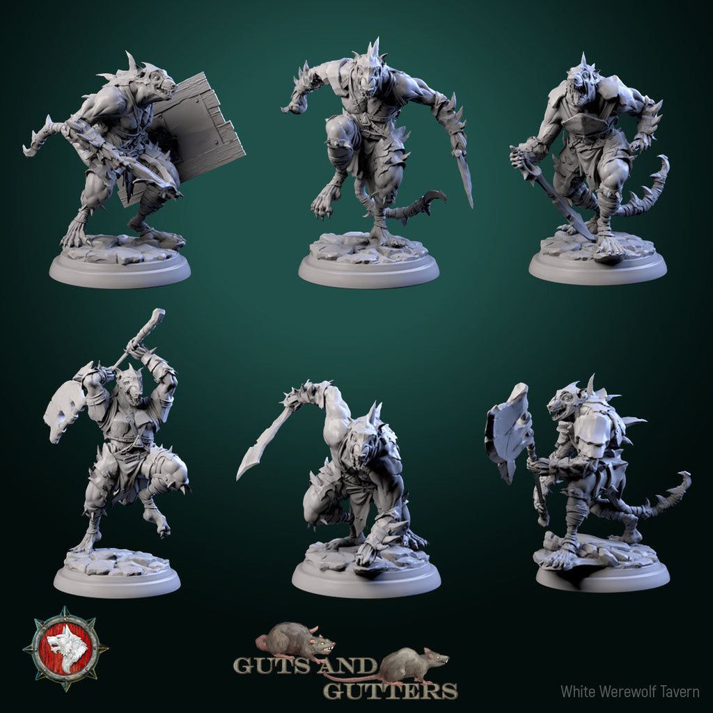 Dungeons and Dragons Models - Guts and gutters - Set by White Werewolf Tavern