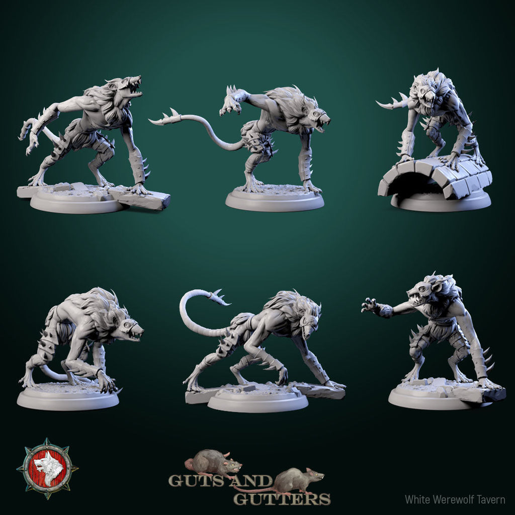 Dungeons and Dragons Models - Guts and gutters - Set by White Werewolf Tavern