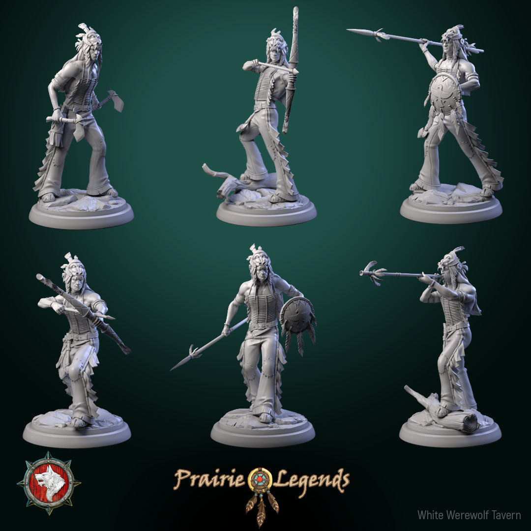 Dungeons and Dragons Models - Prairie Legends - Set by White Werewolf Tavern