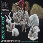 Ninjas & Mimics Miniatures (Full Set) | Fantasy Miniature | Printed Obsession