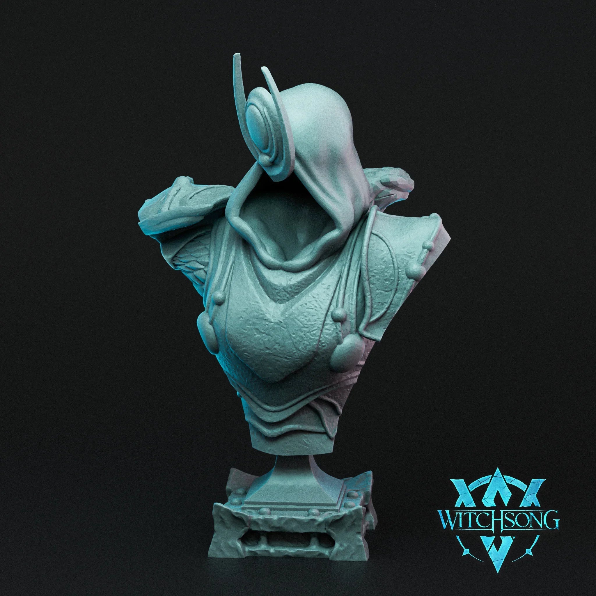 Novalight Seraph Bust | 12K Resin Miniature with Base for D&D, Warhammer AOS & RPGs