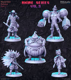 Anime Series Vol 9 Miniatures | Fantasy Miniature | RN Estudio
