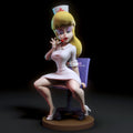 Nurse | Pin-Up Statue Fan Art Miniature Unpainted | Torrida Minis