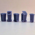 OO (1:76) Wheelie Bins (5)