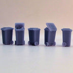 OO (1:76) Wheelie Bins (5)