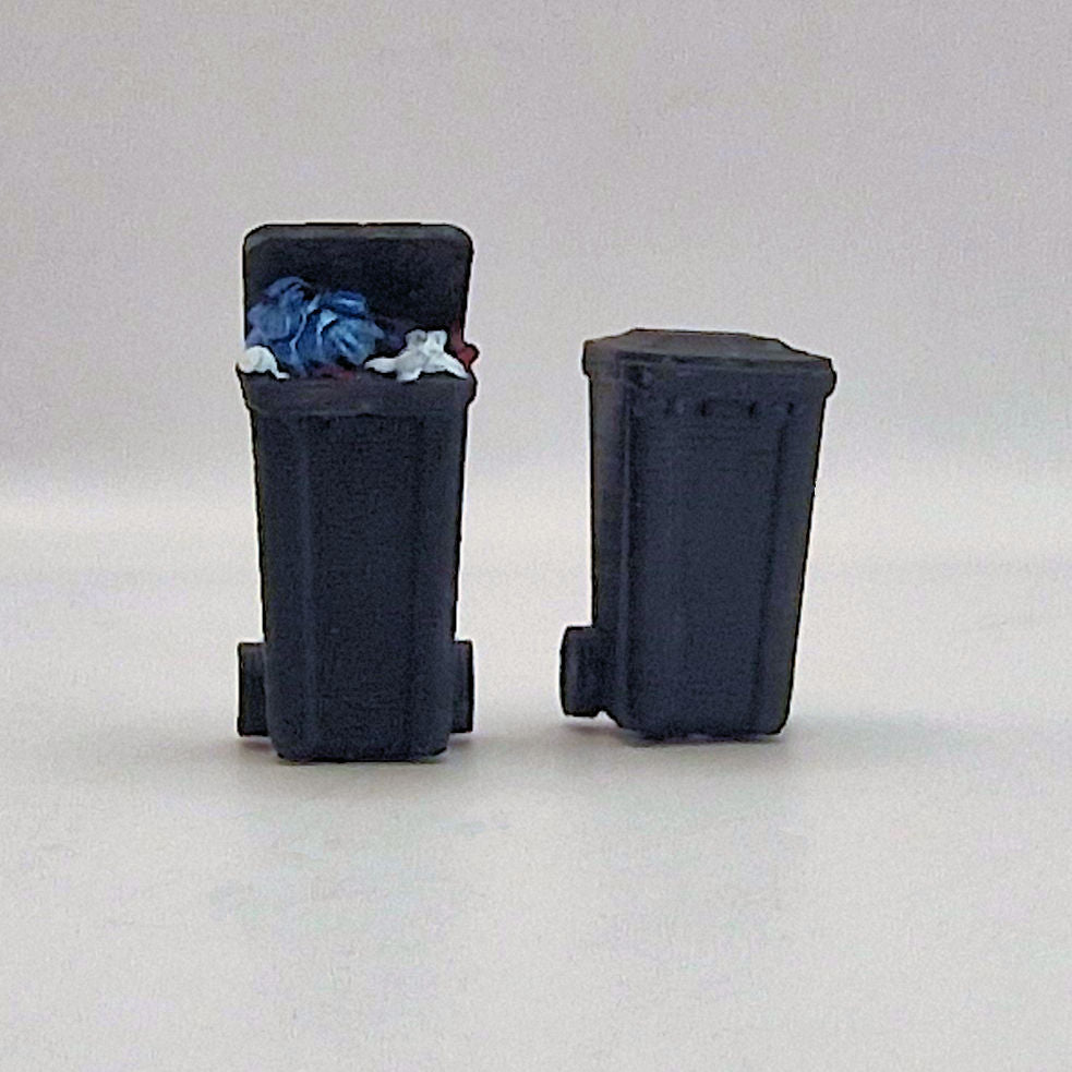 OO (1:76) Wheelie Bins (5)