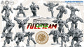 Orc Miniatures (Full Team) | Mythbowl | Fantasy Miniature | RN Estudio