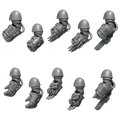 Big Fists & Claws Primal Hounds Conversion Bits For 28mm 32mm Sci-fi Space Knights