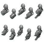 Big Fists & Claws Primal Hounds Conversion Bits For 28mm 32mm Sci-fi Space Knights