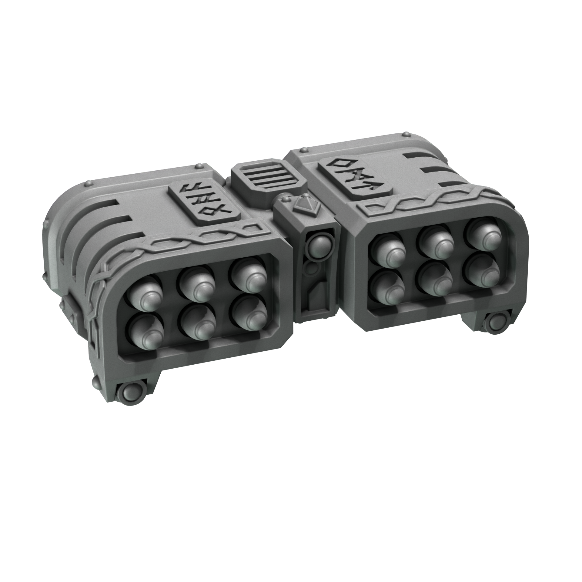 Missile Rack Primal Hounds Conversion Bits For 28mm 32mm Sci-fi Space Knights