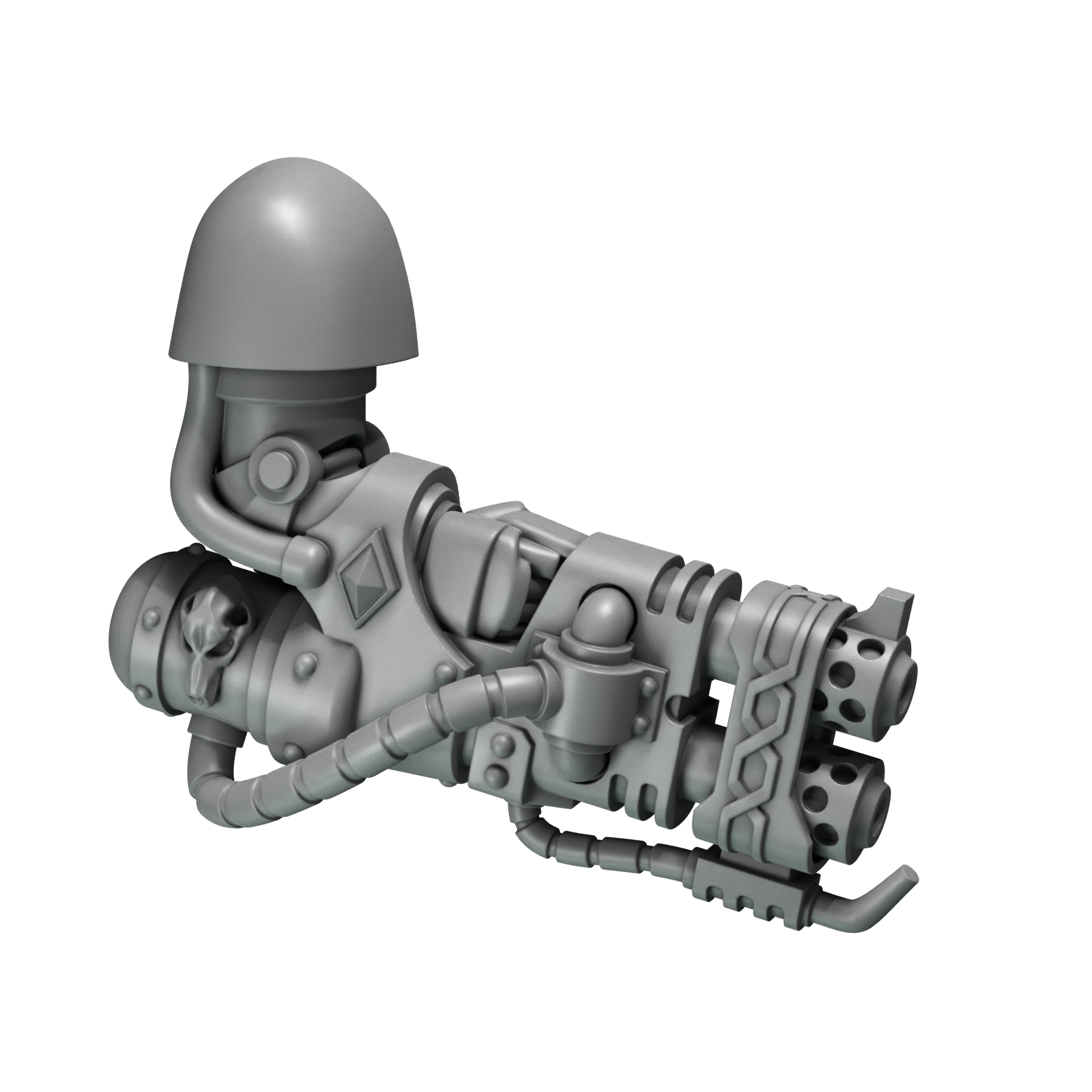Flamer Unit Primal Hounds Conversion Bits For 28mm 32mm Sci-fi Space Knights
