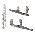 Two Handed Toothed Swords | Primal Hounds | Conversion Bits For 28mm 32mm Sci-fi Space Knights