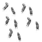 Claws Primal Hounds Conversion Bits For 28mm 32mm Sci-fi Space Knights