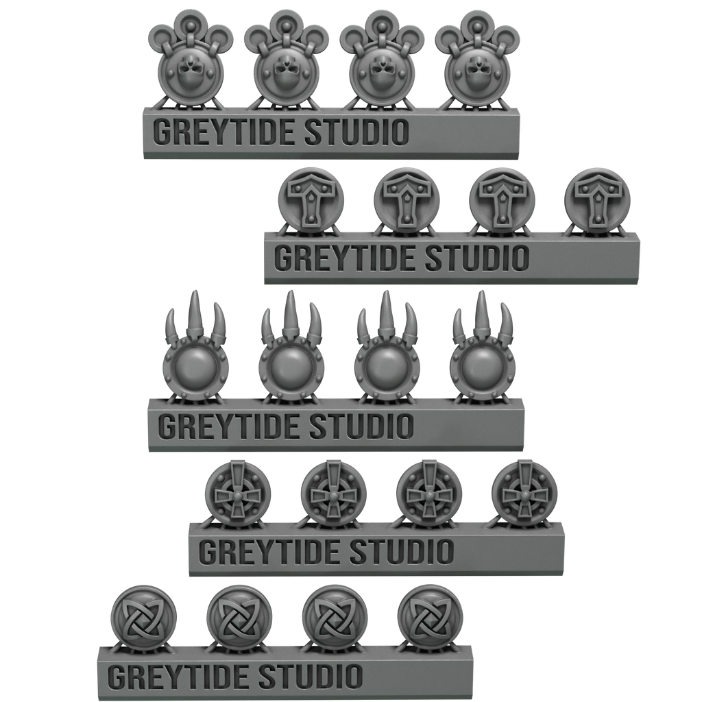 Medal Decoration Pack Primal Hounds Conversion Bits For 28mm 32mm Sci-fi Space Knights