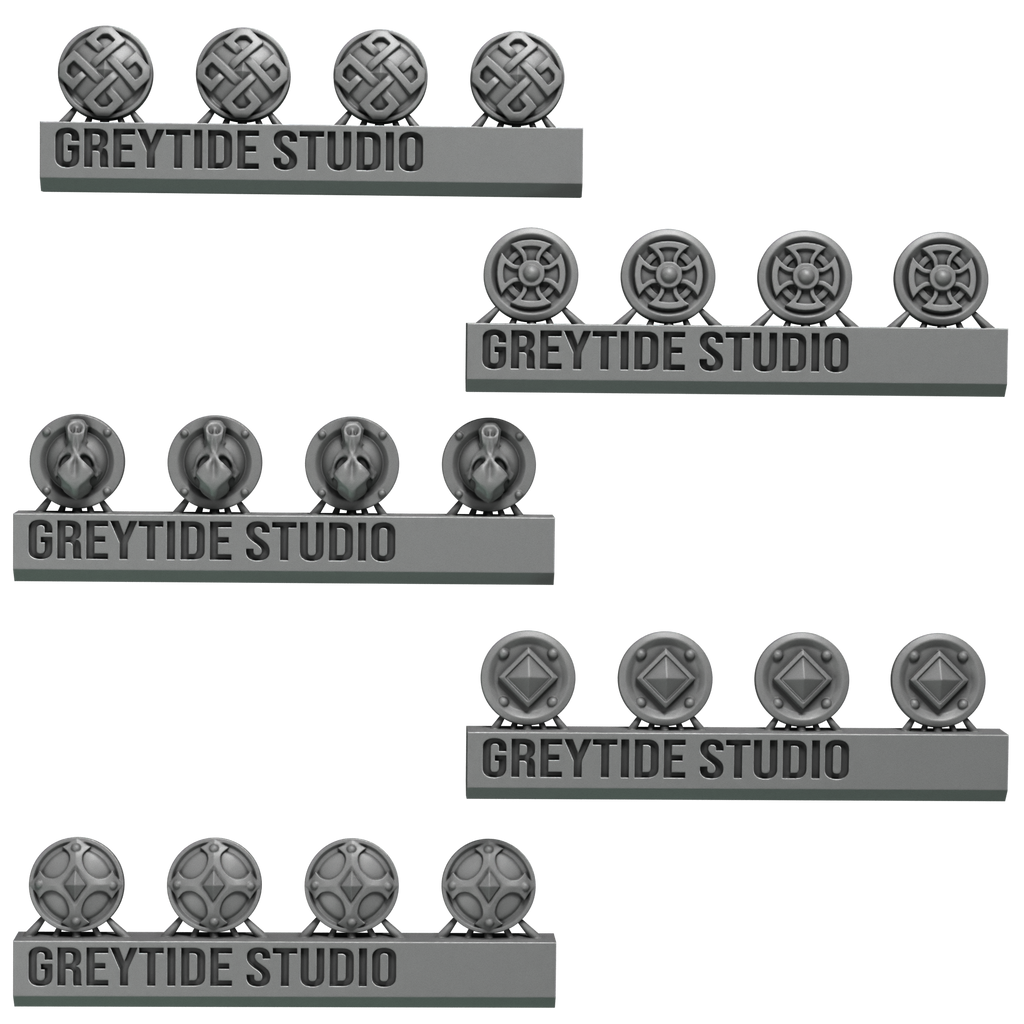 Medal Decoration Pack Primal Hounds Conversion Bits For 28mm 32mm Sci-fi Space Knights