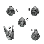 Heads Pack 4 Primal Hounds Conversion Bits For 28mm 32mm Sci-fi Space Knights