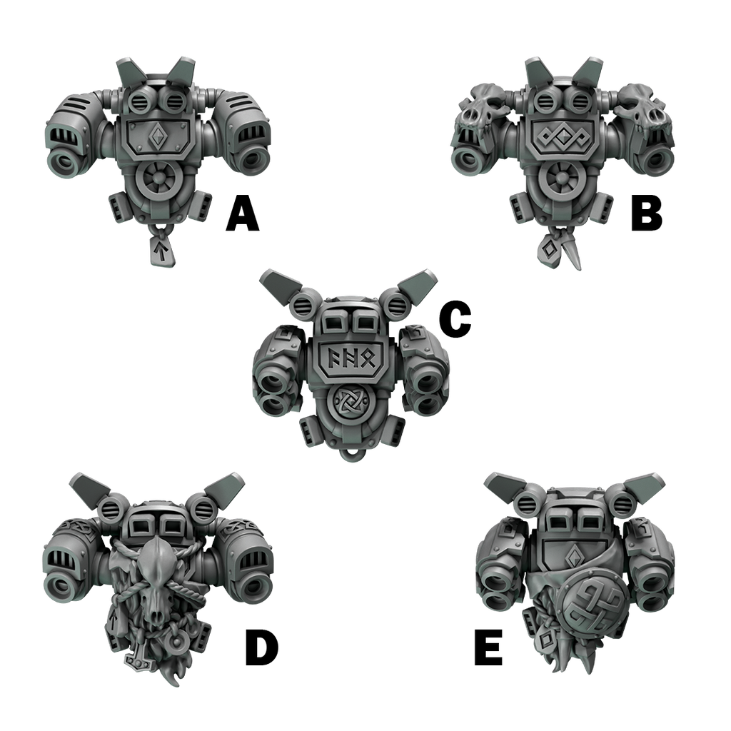 Jump Packs Primal Hounds Conversion Bits For 28mm 32mm Sci-fi Space Knights