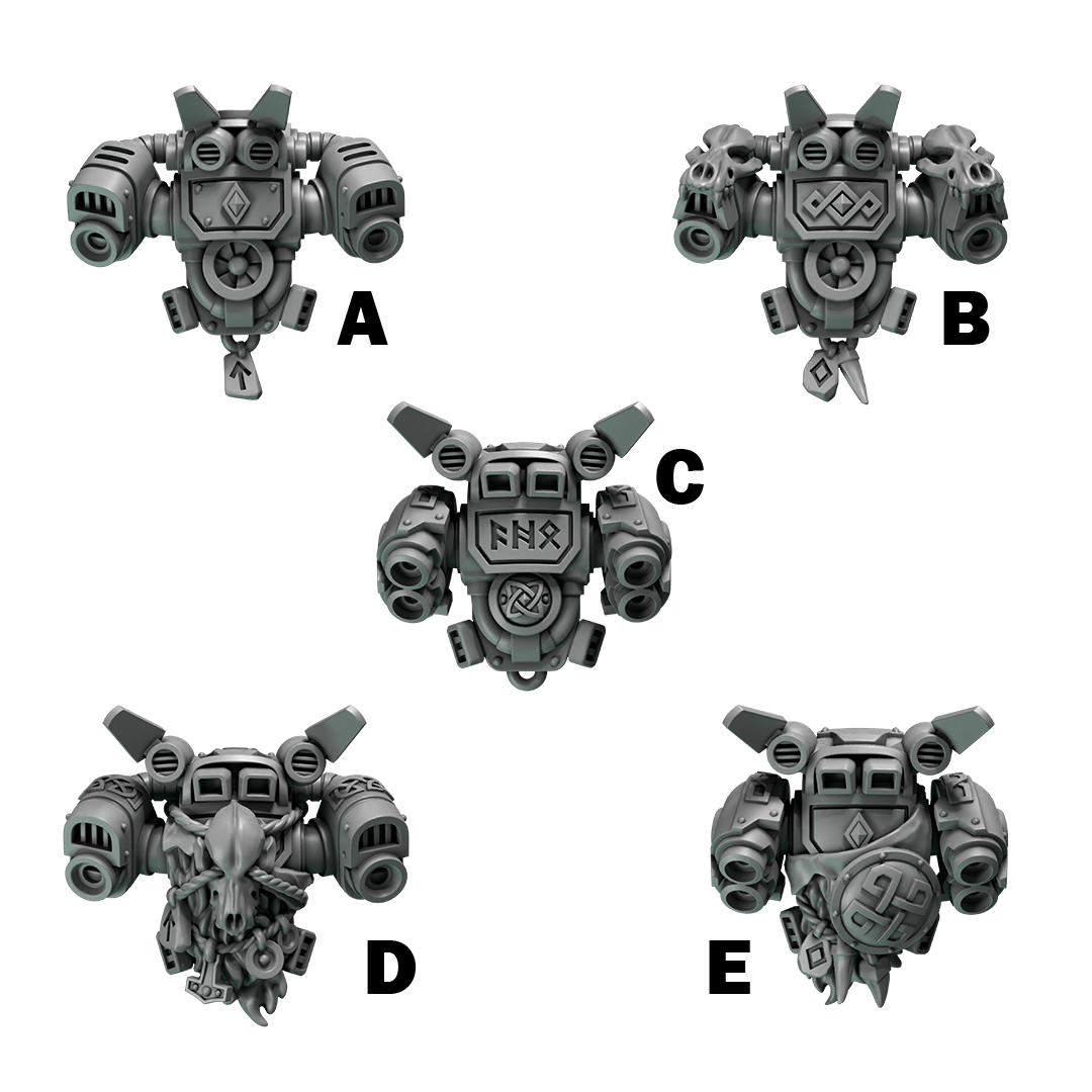 Jump Packs Primal Hounds Conversion Bits For 28mm 32mm Sci-fi Space Knights