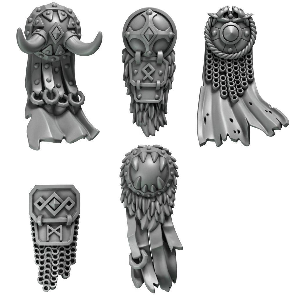 Loin Cloths Pack B Primal Hounds Conversion Bits For 28mm 32mm Sci-fi Space Knights