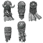 Loin Cloths Pack B Primal Hounds Conversion Bits For 28mm 32mm Sci-fi Space Knights