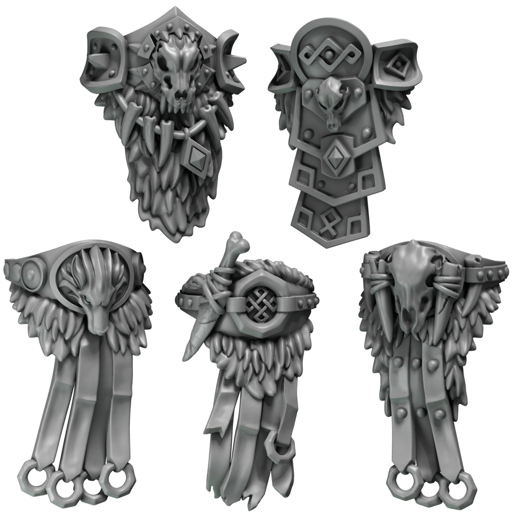 Loin Cloths Pack C Primal Hounds Conversion Bits For 28mm 32mm Sci-fi Space Knights