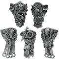 Loin Cloths Pack C Primal Hounds Conversion Bits For 28mm 32mm Sci-fi Space Knights