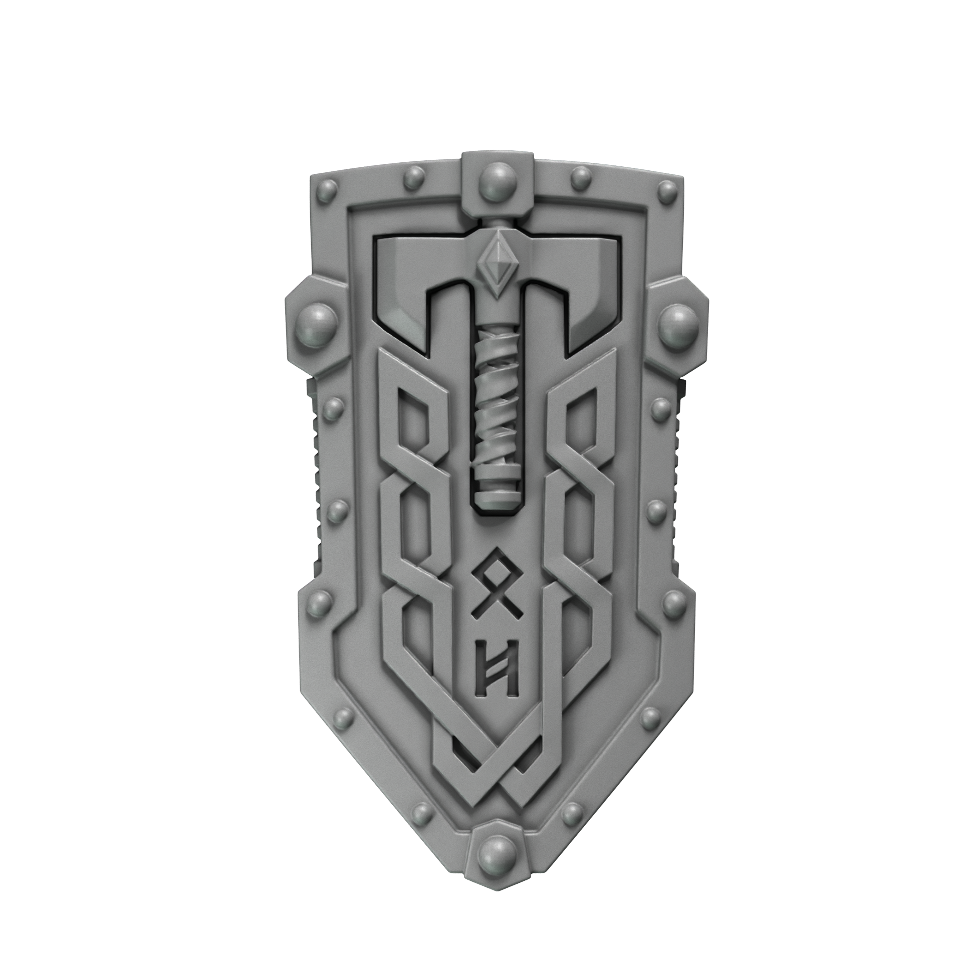 Shields Primal Hounds Conversion Bits For 28mm 32mm Sci-fi Space Knights