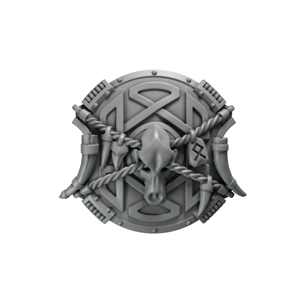 Shields Primal Hounds Conversion Bits For 28mm 32mm Sci-fi Space Knights