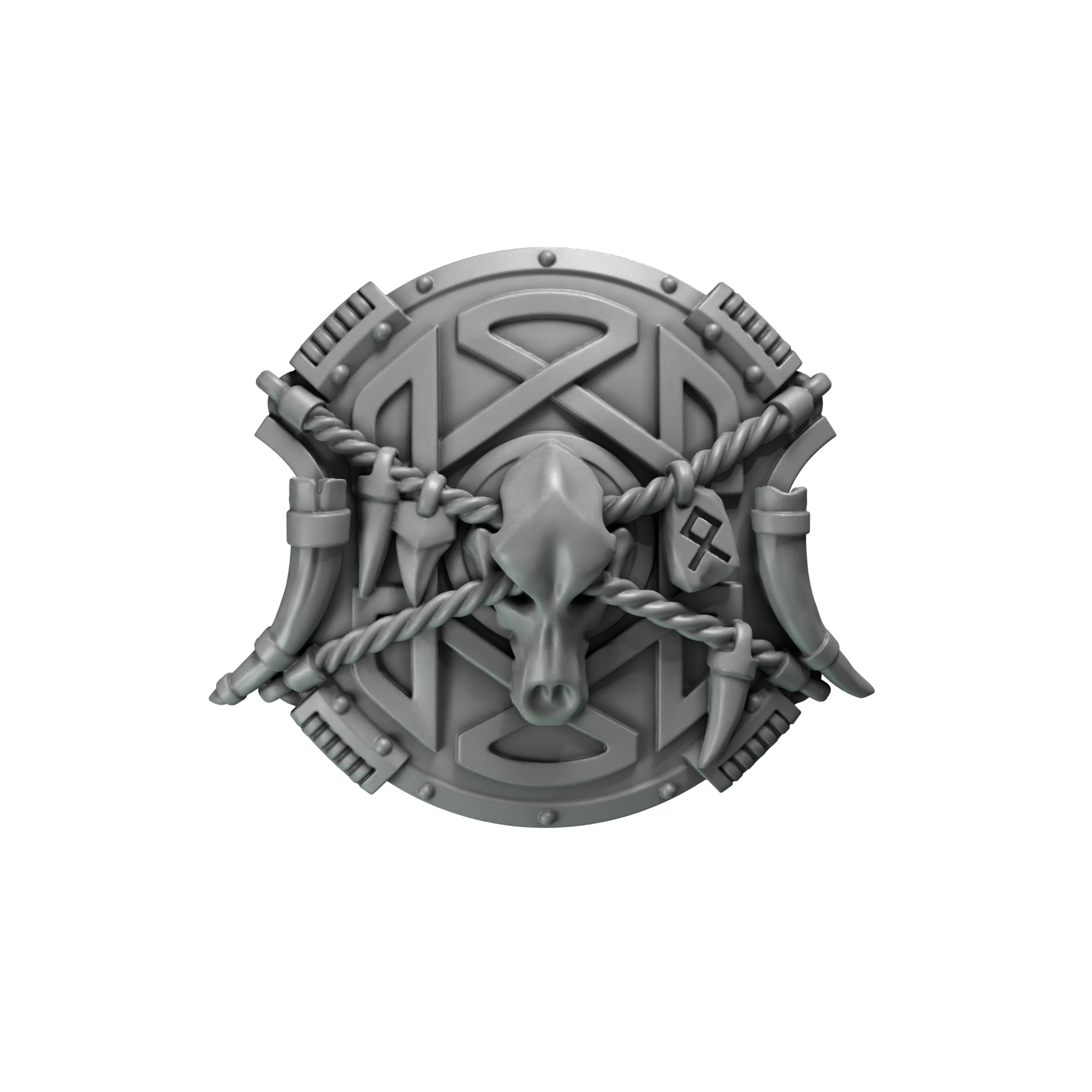 Shields Primal Hounds Conversion Bits For 28mm 32mm Sci-fi Space Knights