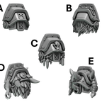Pauldrons Pack 3 Primal Hounds Conversion Bits For 28mm 32mm Sci-fi Space Knights