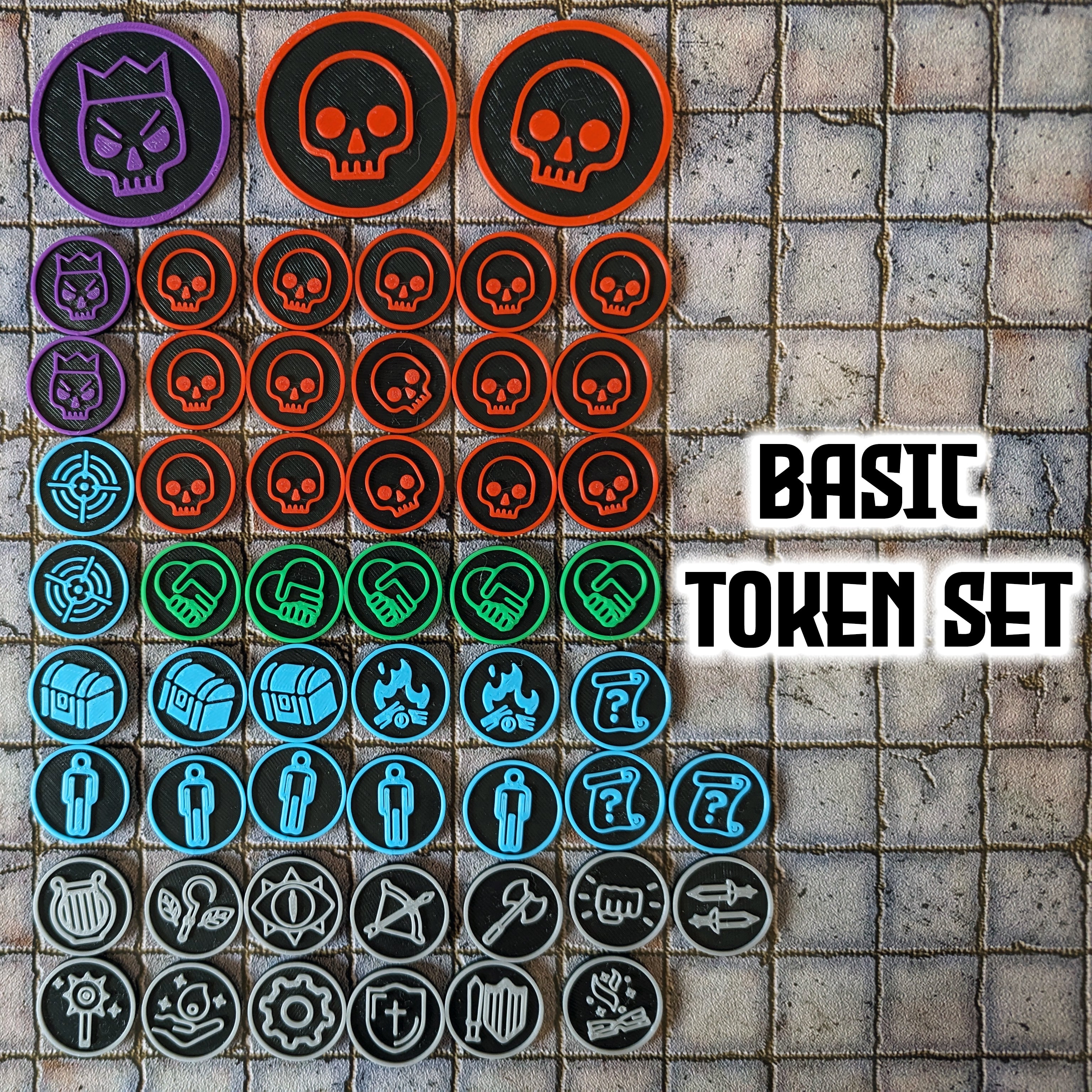 D&D Tokens Starter Set – Realm3DPrints