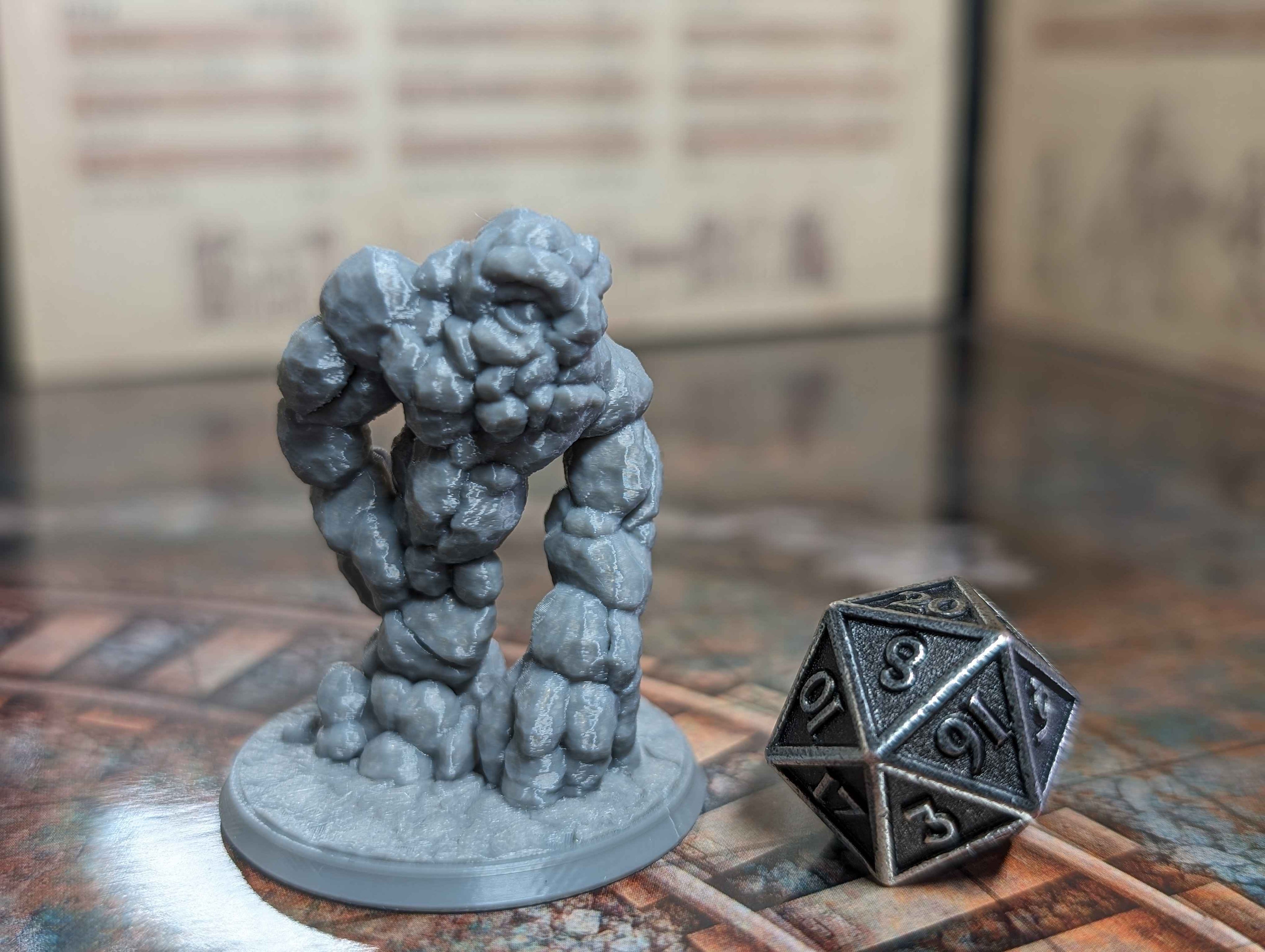 Set of 8 Elementals for D&D, Pathfinder and TTRPG