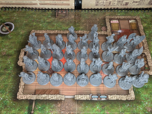 38 Townsfolk NPC Bundle -  Miniatures for D&D, Pathfinder and TTRPG
